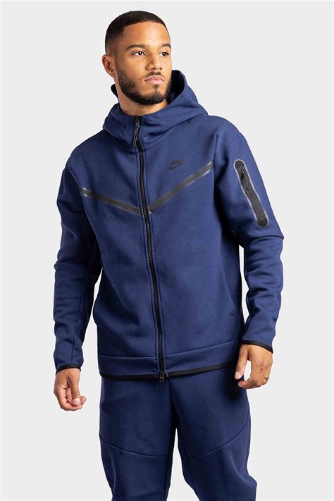 nike tech pak donkerblauw|Nike sport trainingspak.